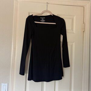 SET Active Black Longsleeve Mini Dress